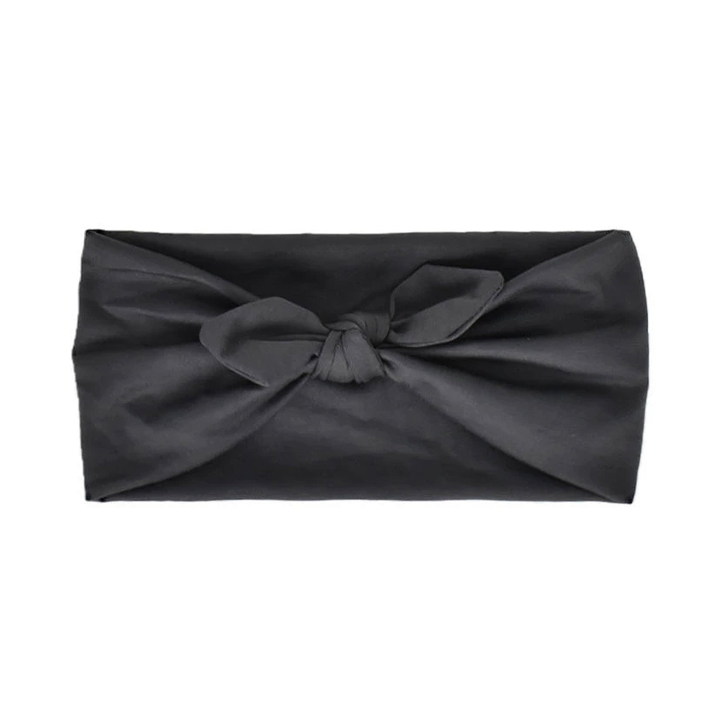 Anna-Kaci Women's Fashion Bow Headbands Solid Color Moisture-Wicking Quick-Dry Elastic Sweat Hairbands