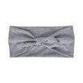 Anna-Kaci Women's Fashion Bow Headbands Solid Color Moisture-Wicking Quick-Dry Elastic Sweat Hairbands