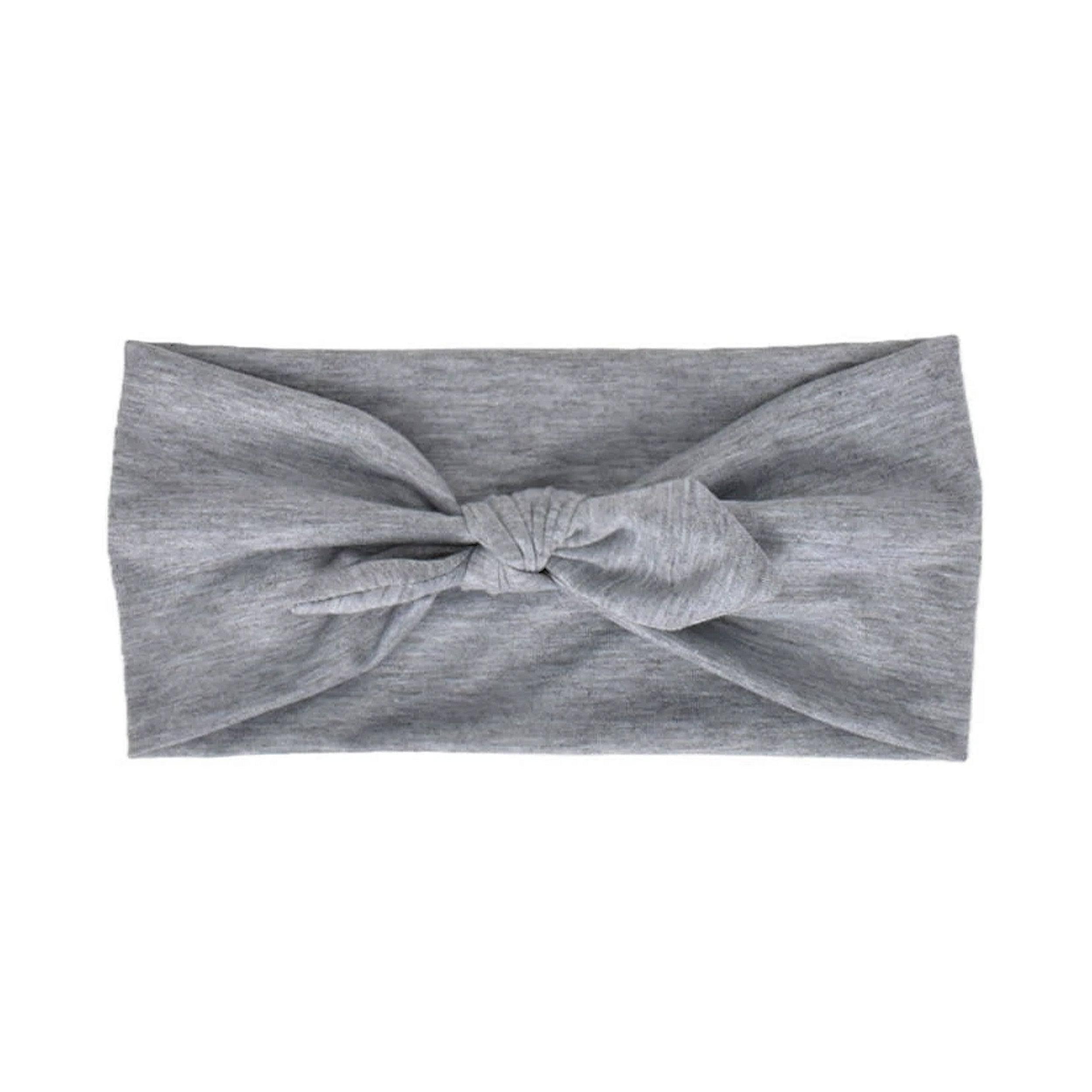 Anna-Kaci Women's Fashion Bow Headbands Solid Color Moisture-Wicking Quick-Dry Elastic Sweat Hairbands
