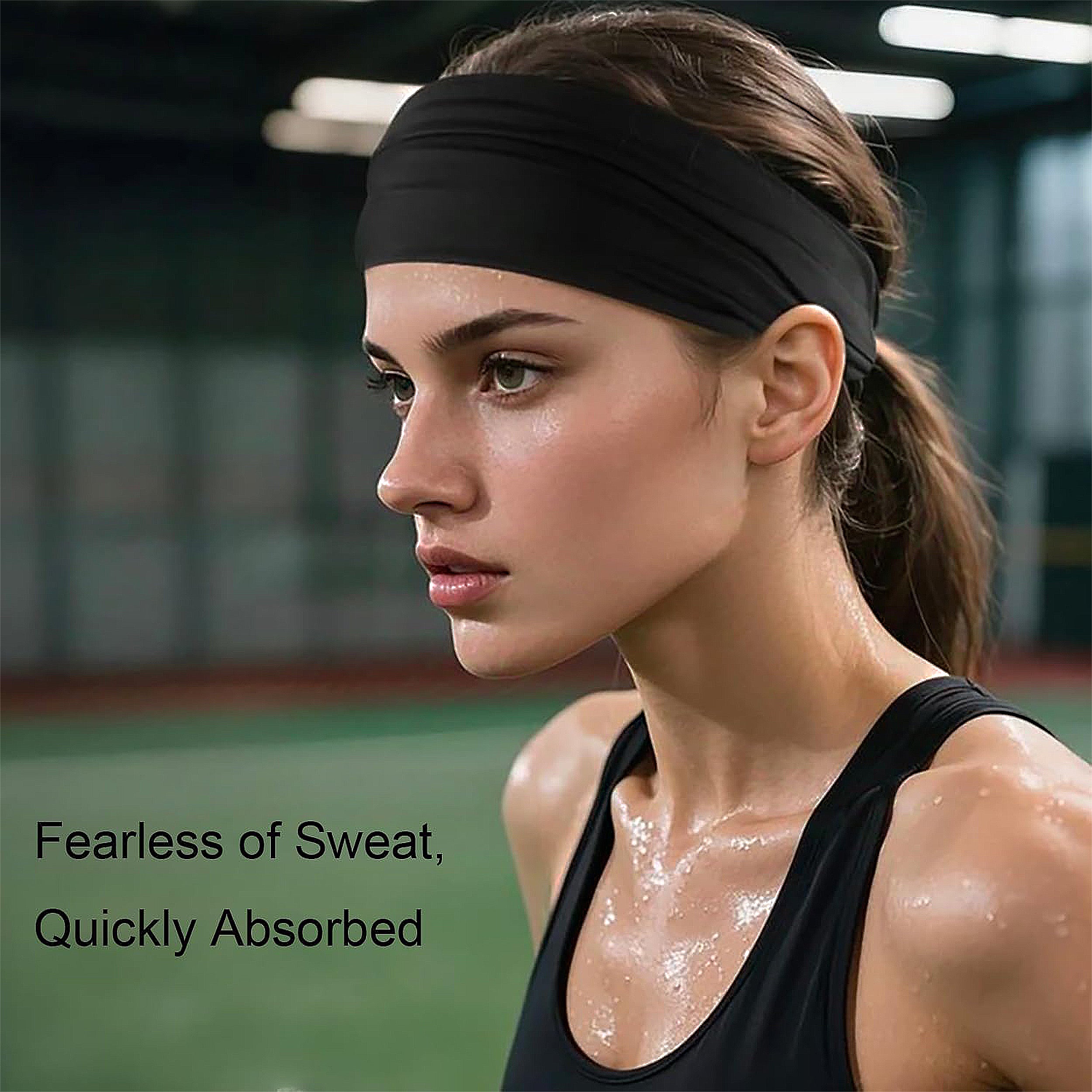 Anna-Kaci Smooth Soft Headbands, Moisture-Wicking Quick-Dry Comfy Sports Hairbands for Women and Men