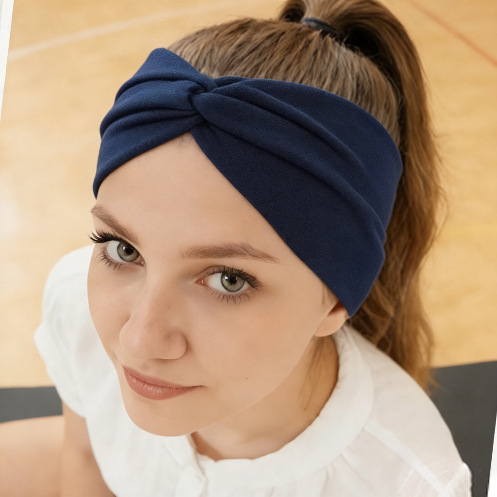 Anna-Kaci Women's Fashion Headbands, Knoted Design, Soft Comfy Moisture-Wicking Sports Hairbands