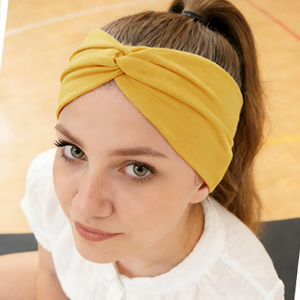 Anna-Kaci Women's Fashion Headbands, Knoted Design, Soft Comfy Moisture-Wicking Sports Hairbands