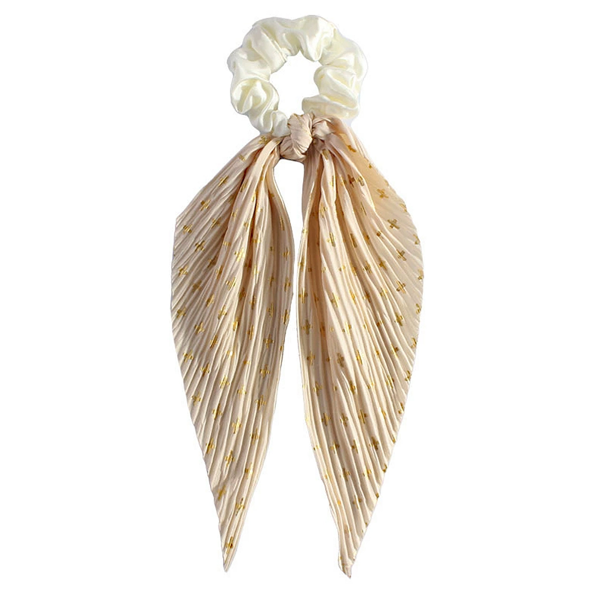 Anna-Kaci Elastic Hair Ties with Long Ribbon, Vintage Boho Hair Scrunchies for Women and Girls