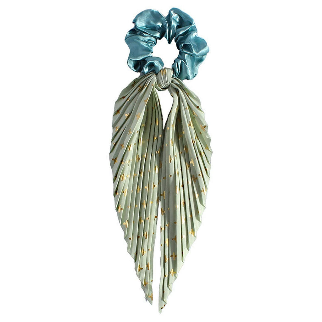 Anna-Kaci Elastic Hair Ties with Long Ribbon, Vintage Boho Hair Scrunchies for Women and Girls