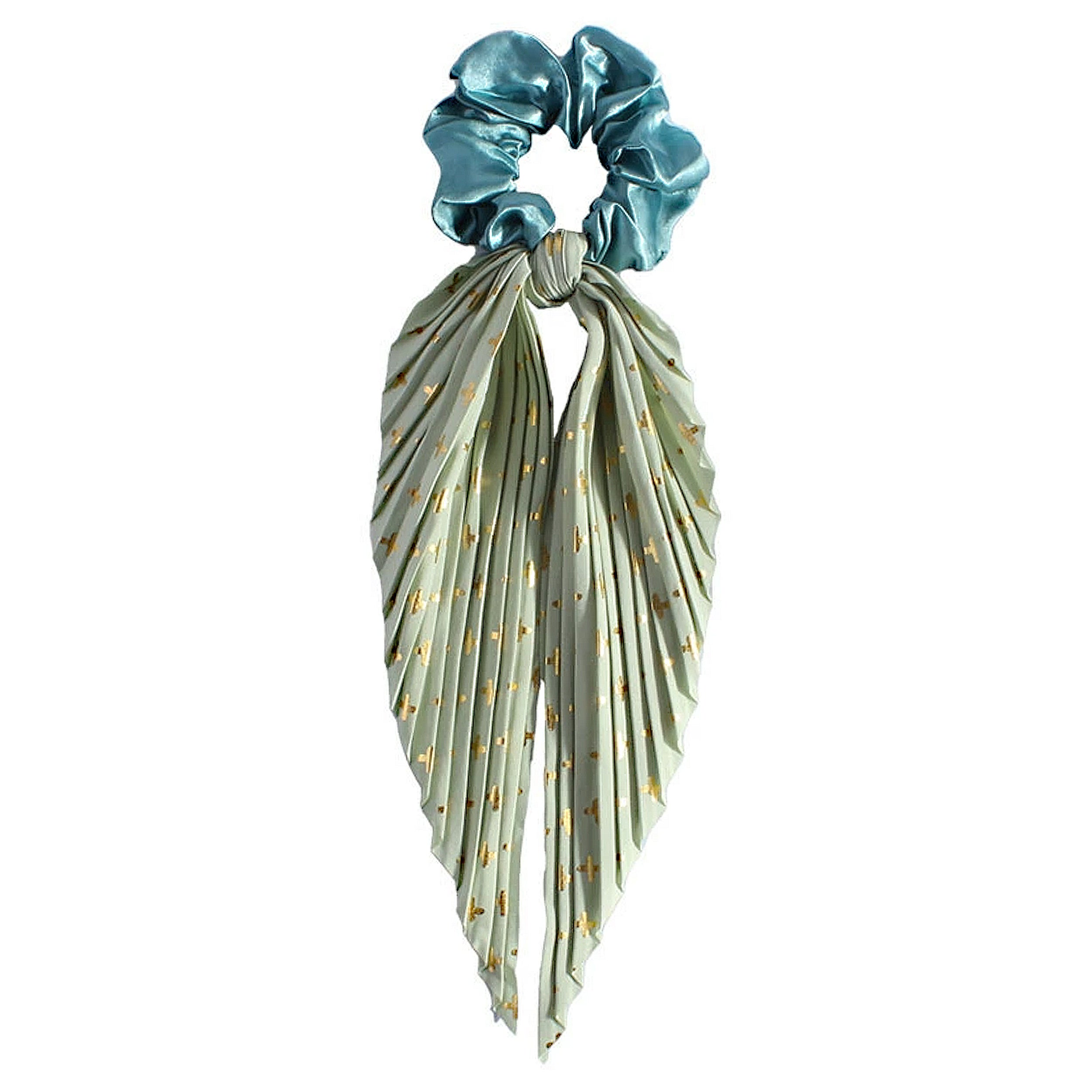 Anna-Kaci Elastic Hair Ties with Long Ribbon, Vintage Boho Hair Scrunchies for Women and Girls