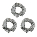 Anna-Kaci 3 PCs Soft Satin Scrunchies Elastic Hair Tie Gentle Stretch Ponytail Holder for Women