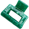 Anna-Kaci Rectangular Cutout Hair Claw Clip with Smooth Gloss Finish for Everyday Styling