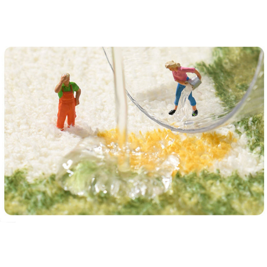 Anna-Kaci Plush Absorbent Half Moon Bathroom Floor Mat with Daisy Graphic and Text Detail Soft Bath Rug for Tub and Sink Areas