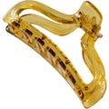 Anna-Kaci Curved Hair Claw Clip with Sculpted Design and Strong Hold