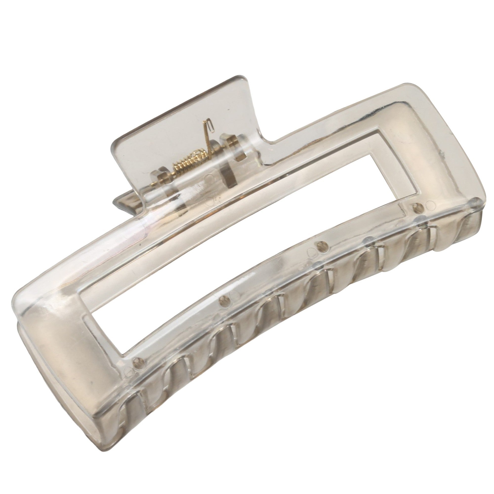 Anna-Kaci Rectangular Hair Claw Clip with Open Frame Design and Strong Hold