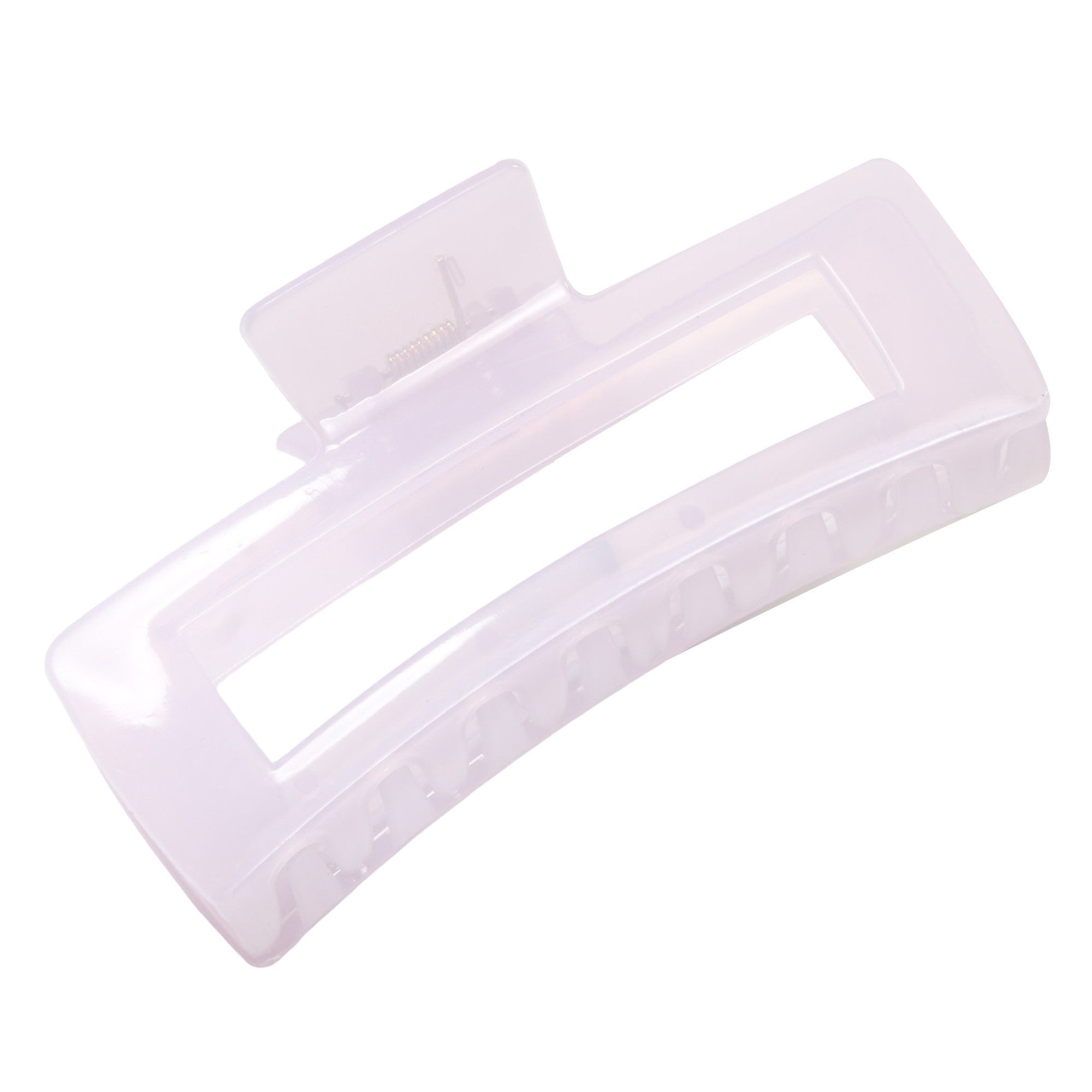 Anna-Kaci Rectangular Hair Claw Clip with Open Frame Design and Strong Hold