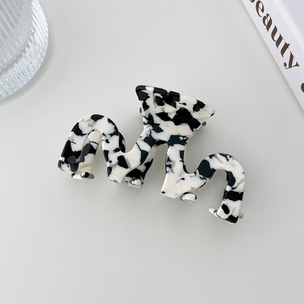 Anna-Kaci Large Marble Pattern Hair Claw Clip with Strong Hold Lightweight Design