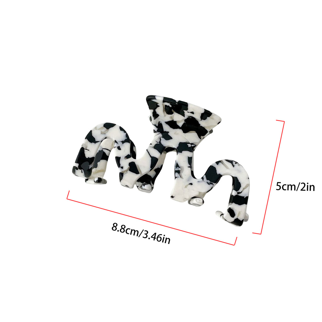 Anna-Kaci Large Marble Pattern Hair Claw Clip with Strong Hold Lightweight Design