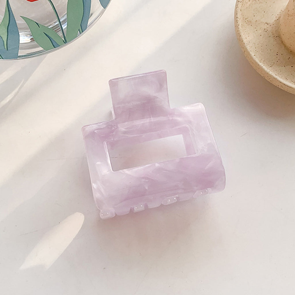 Anna-Kaci Small Square Hair Claw Clips 2 Pack Strong Hold Lightweight Design