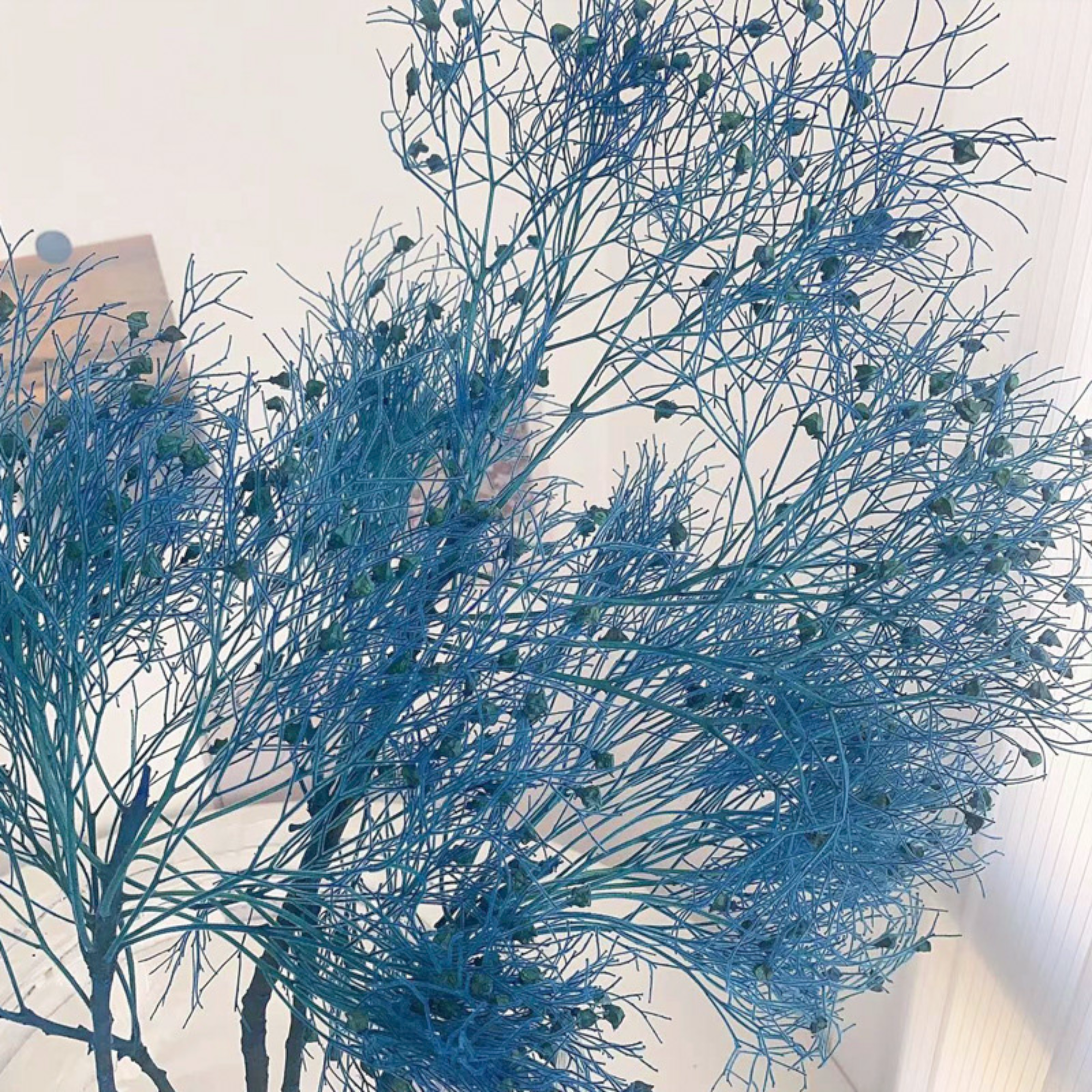 Alilang Decorative Dried Ming Fern Stems for Elegant Home Decoration and Creative Floral Arrangements