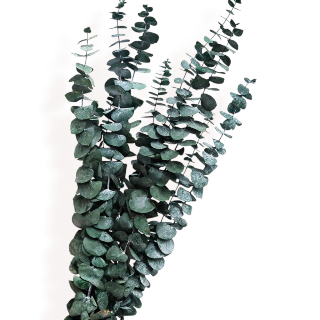 Alilang Decorative Dried Floral Bouquet with Greenery and Textured Accents for Home Decoration