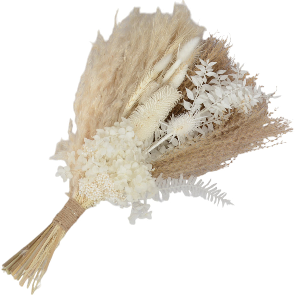 Alilang Decorative Dried Floral Bouquet with Natural Textures for Home Decoration and Centerpieces