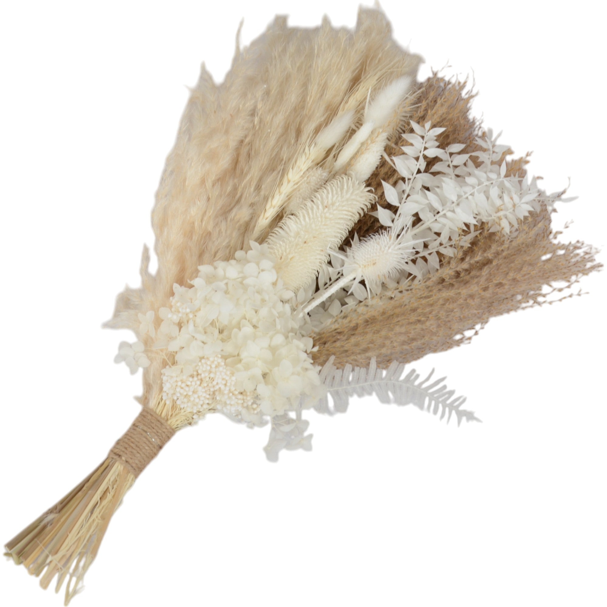 Alilang Decorative Dried Floral Bouquet with Natural Textures for Home Decoration and Centerpieces