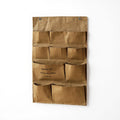 Anna-Kaci Multi-Pocket Hanging Wall Organizer with Durable Canvas Design