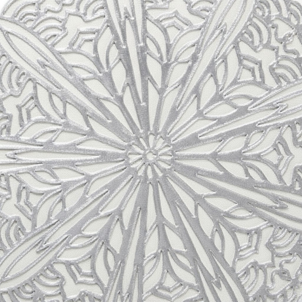 Anna-Kaci Decorative Floral Lace Table Mat with Layered Circular Design