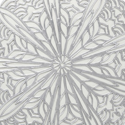 Anna-Kaci Decorative Floral Lace Table Mat with Layered Circular Design