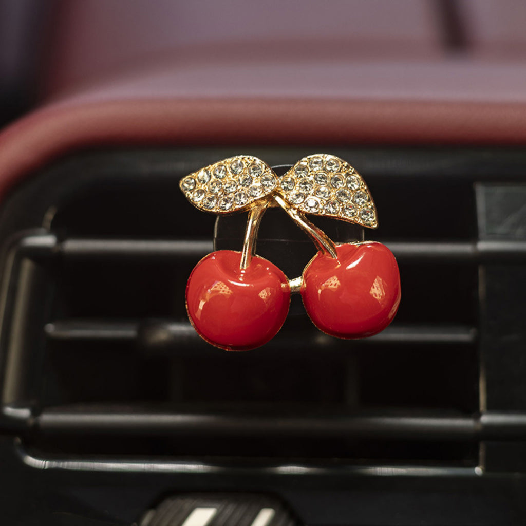 Anna-Kaci 3-Piece Car Air Freshener Clip with Crystal Rhinestone Detailing