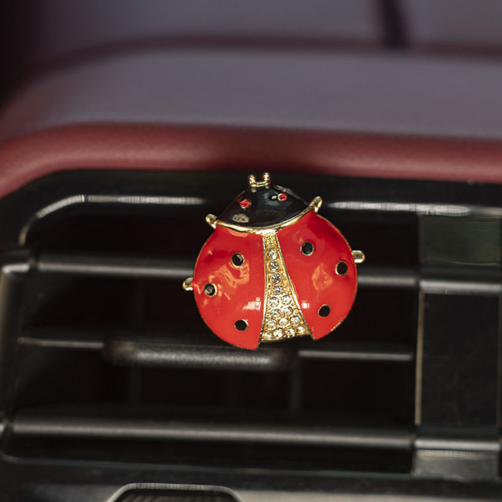 Anna-Kaci 3-Piece Car Air Freshener Clip with Crystal Rhinestone Detailing
