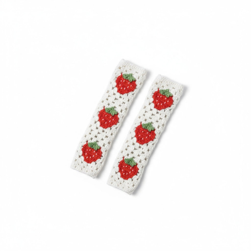 Anna-Kaci 3-Piece Crochet Car Steering Wheel and Seat Belt Cover Set