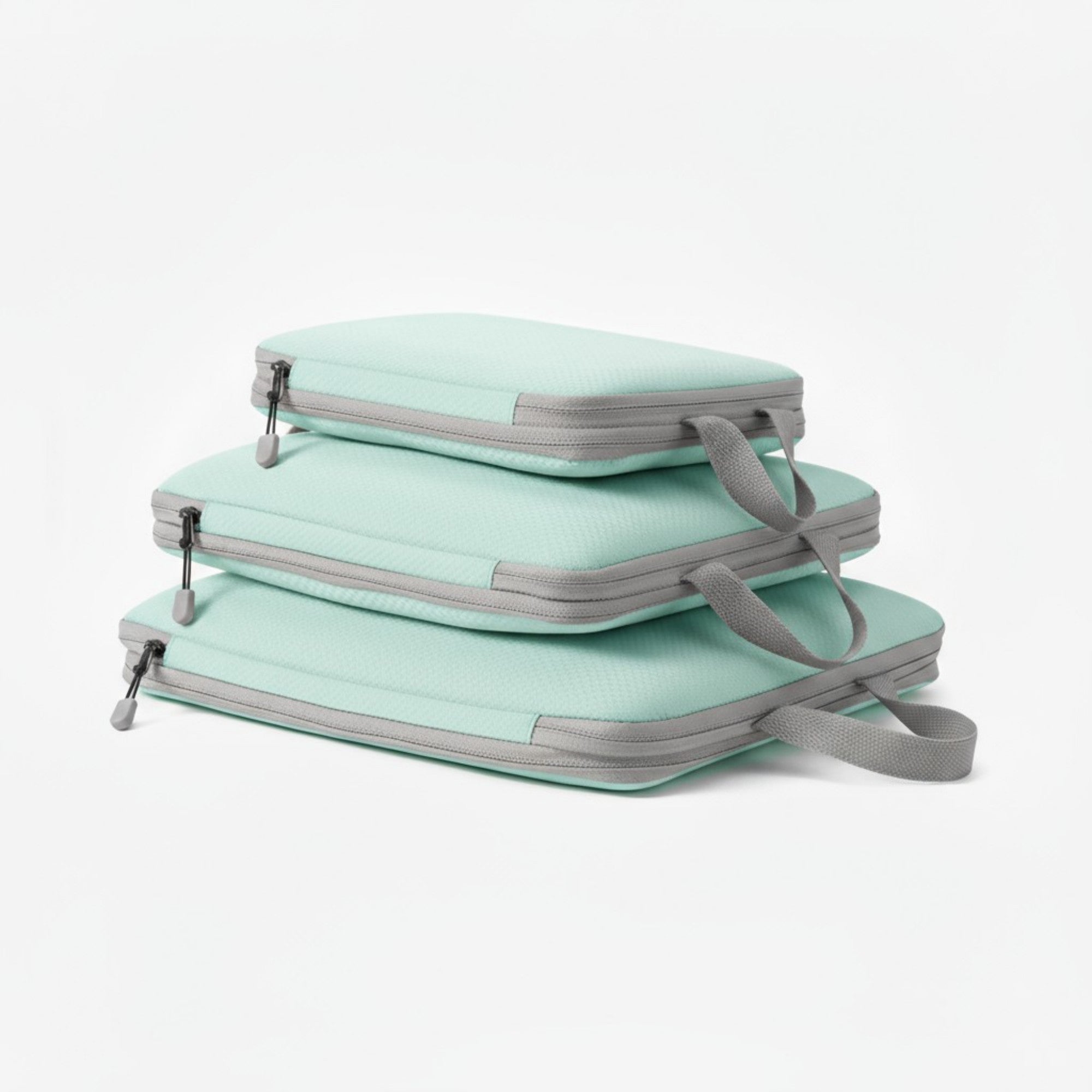 Anna-Kaci 7-Piece Compression Packing Cube Set with Zipper Closures and Carry Handles