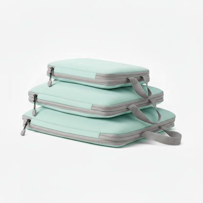 Anna-Kaci 7-Piece Compression Packing Cube Set with Zipper Closures and Carry Handles