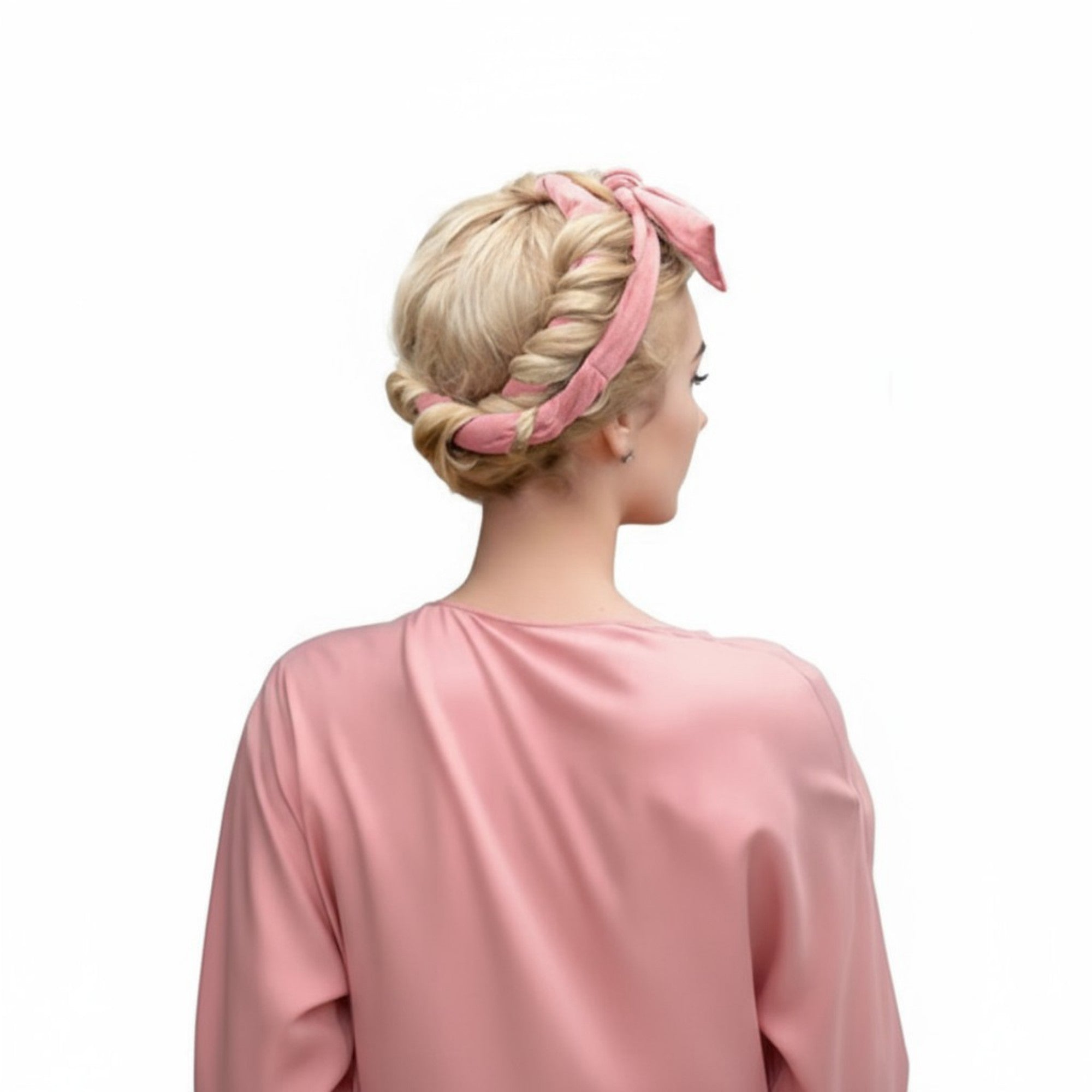 Anna-Kaci Plush Heatless Curling Headband Set with Scrunchies for Soft, Damage-Free Curls