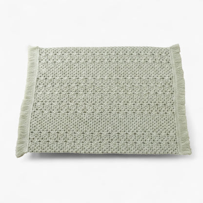 Anna-Kaci Set of 2 Woven Cotton Placemats with Fringe Edges for Dining Table