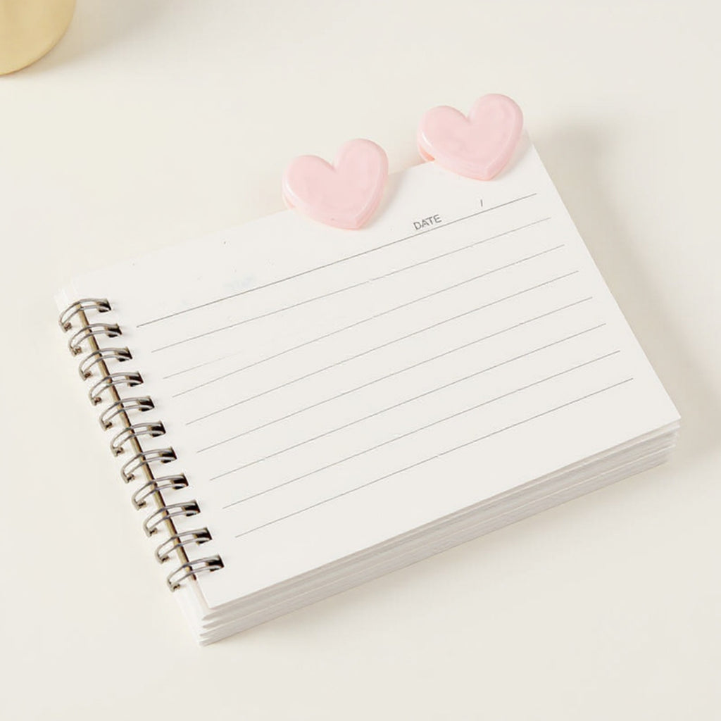 Anna-Kaci Set of 10 Heart-Shaped Acrylic Hair Claw Clips