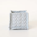 Anna-Kaci Quilted Heart Pattern Fabric Storage Box Organizer