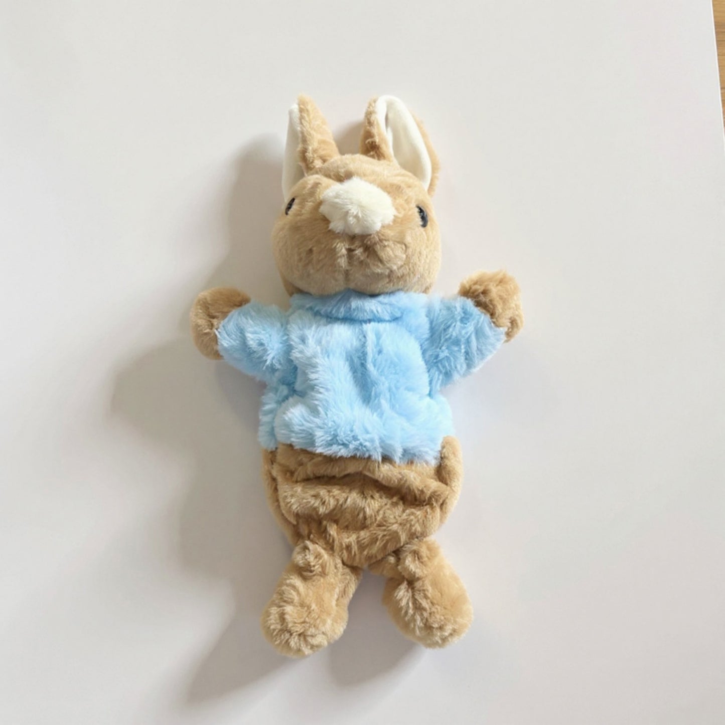 Anna-Kaci Plush Bunny Pencil Case with Soft Fleece Texture and Zipper Storage Compartment 9.8x3x3 in