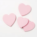 Anna-Kaci 3-Piece Heart Shaped Sticky Note Pad Set for Desk and Office Use