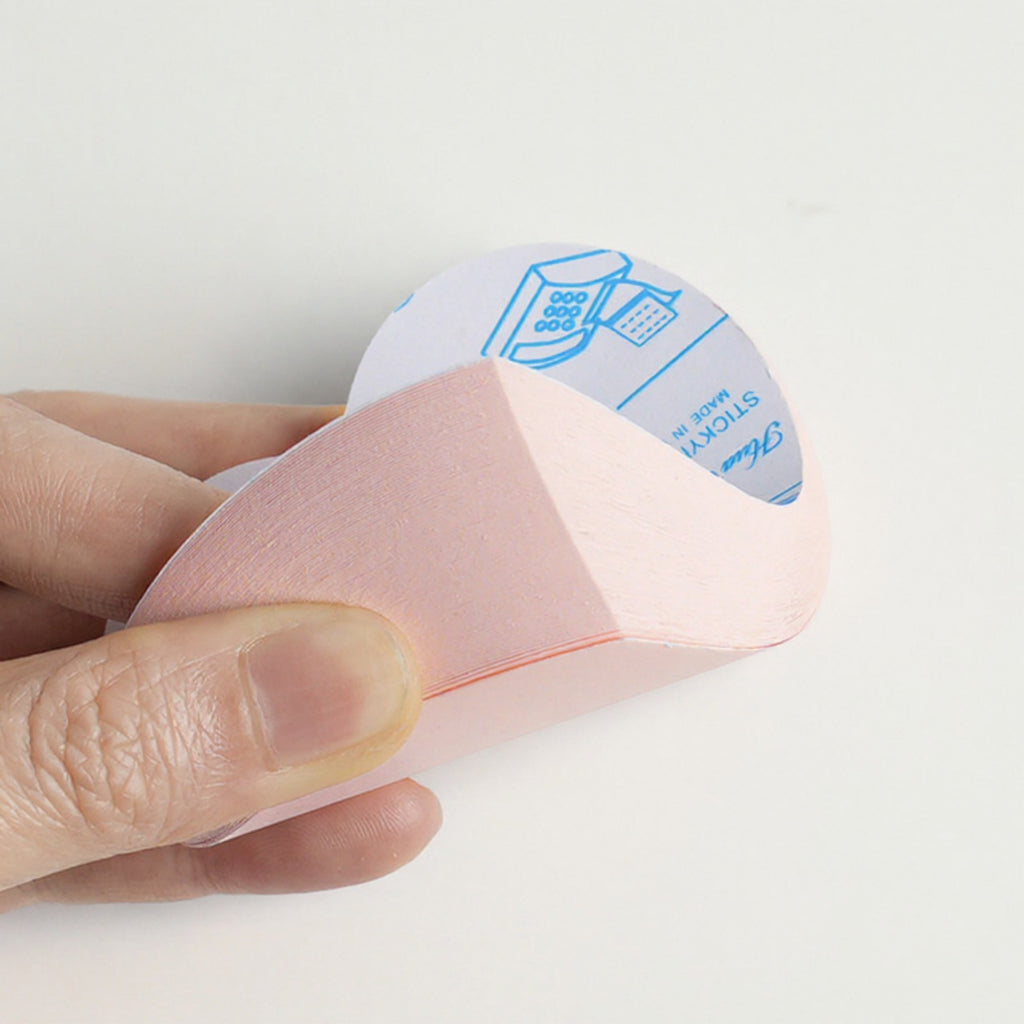 Anna-Kaci 3-Piece Heart Shaped Sticky Note Pad Set for Desk and Office Use
