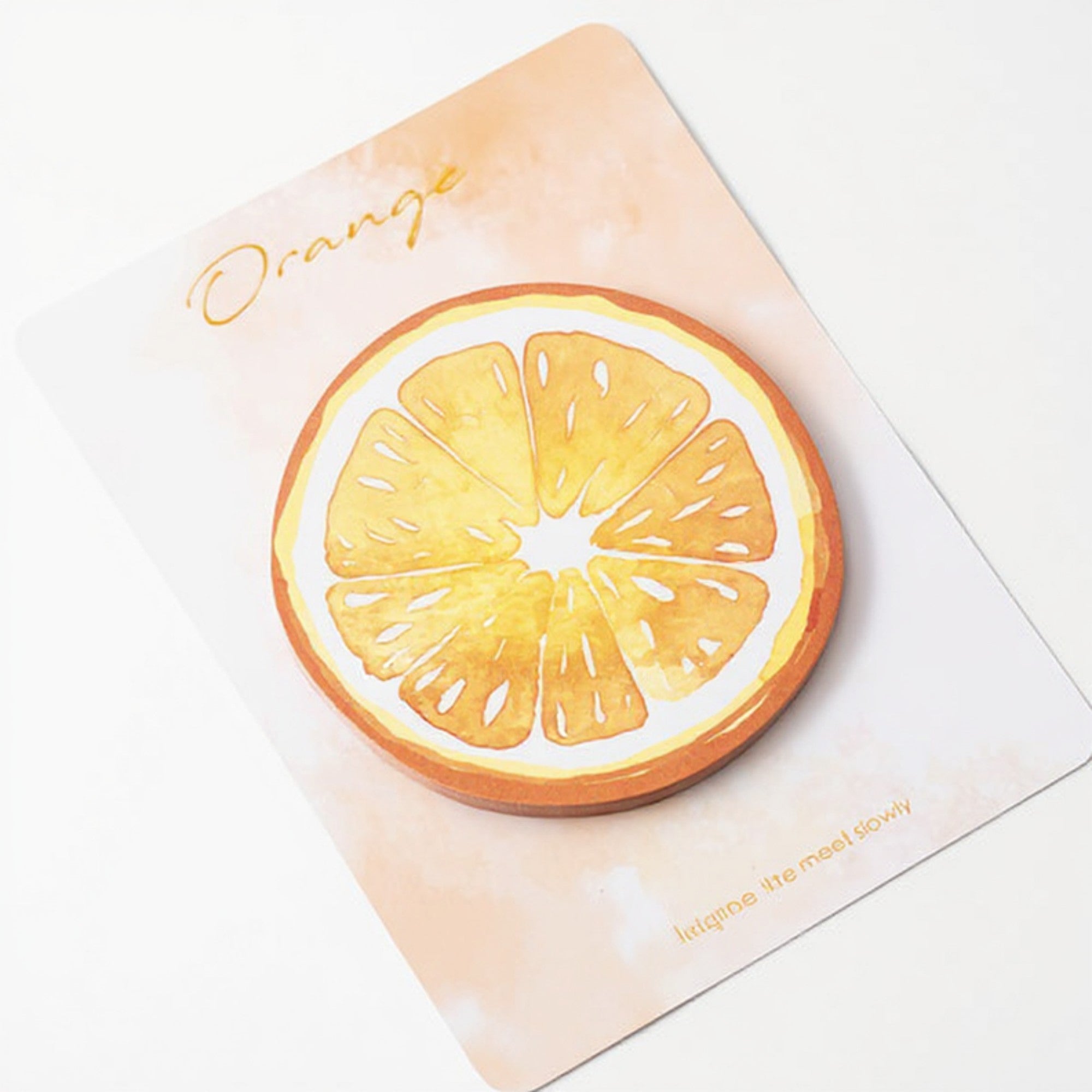 Anna-Kaci 3-Piece Fruit Shaped Sticky Note Pad Set for Fun Desk and Office Use