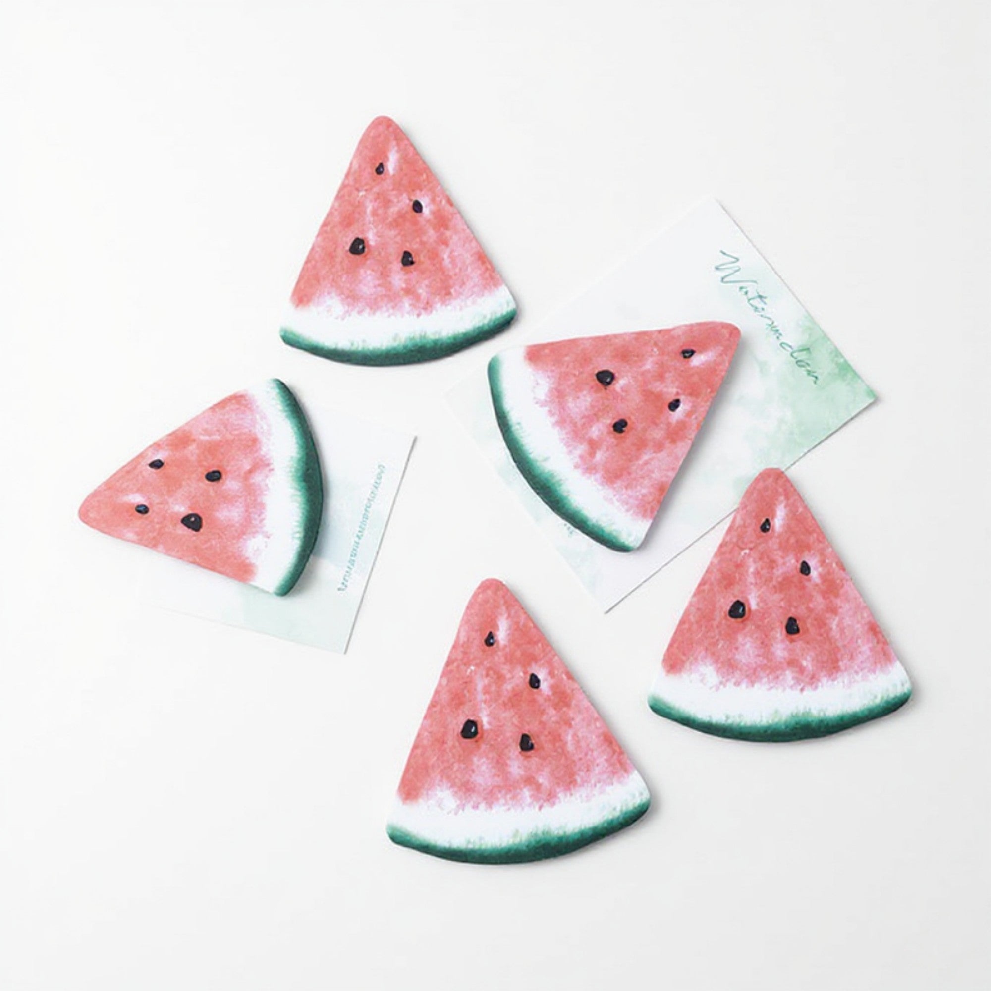 Anna-Kaci 3-Piece Fruit Shaped Sticky Note Pad Set for Fun Desk and Office Use