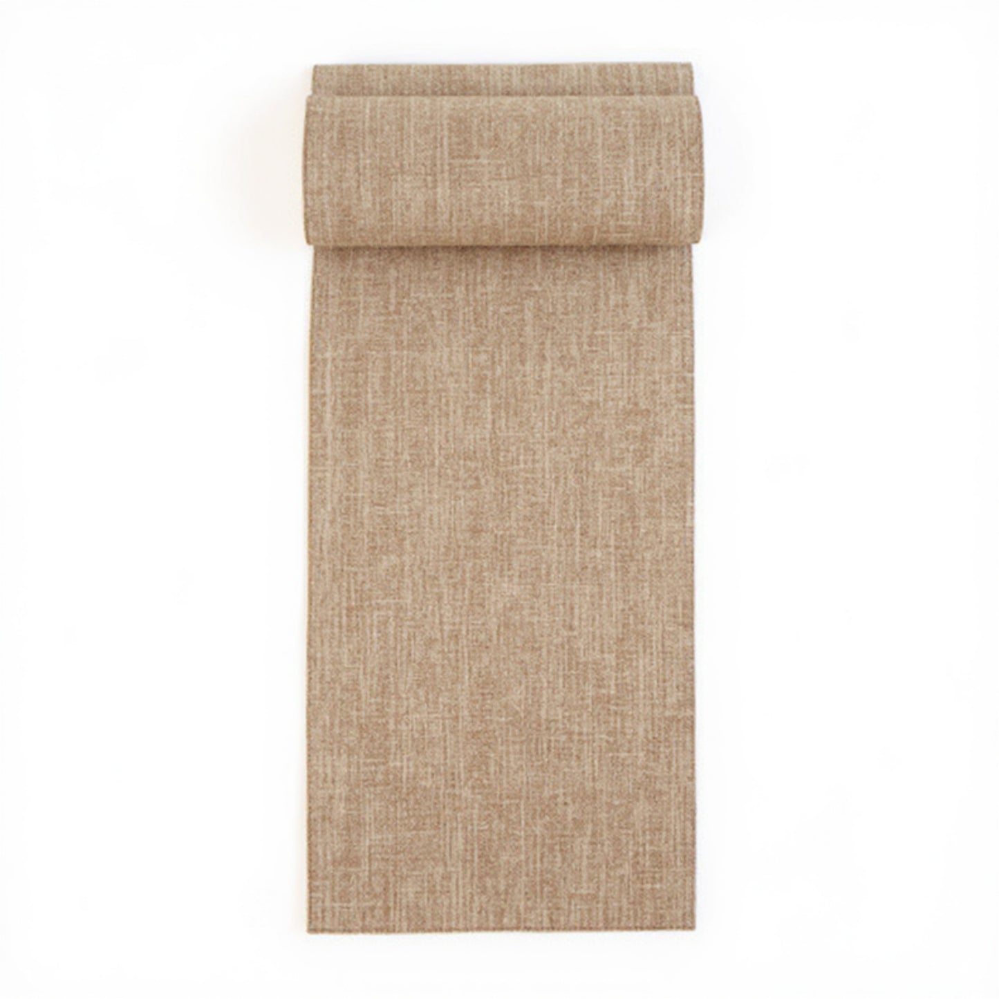 Anna-Kaci Solid Woven Table Runner with Textured Linen-Look Finish