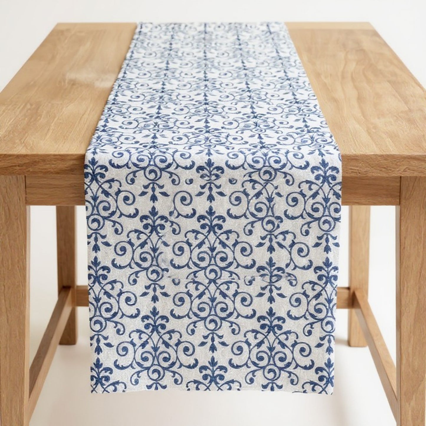 Anna-Kaci Ornate Damask Table Runner with Intricate Scroll Pattern 12x55in