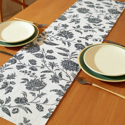 Anna-Kaci Ornate Damask Table Runner with Intricate Scroll Pattern 12x55in