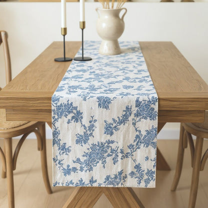 Anna-Kaci Ornate Damask Table Runner with Intricate Scroll Pattern 12x55in