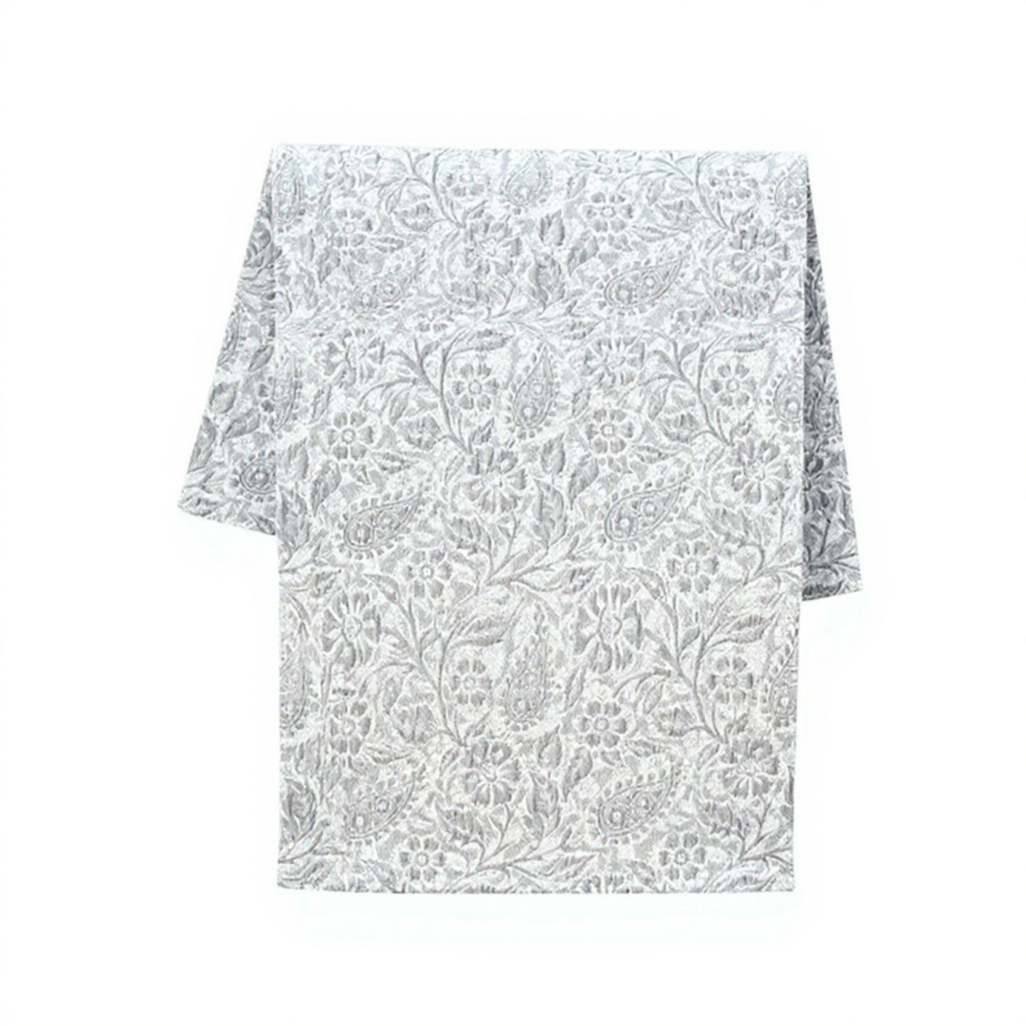 Anna-Kaci Floral Embroidered Table Runner with Intricate Pattern Detailing 13.5x47in