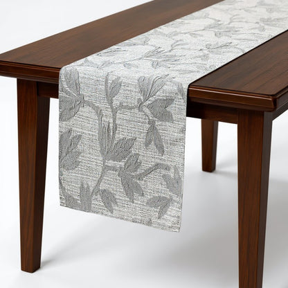 Anna-Kaci Floral Embroidered Table Runner with Intricate Pattern Detailing 13.5x47in