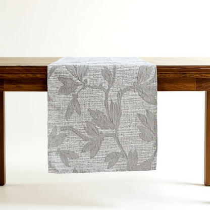 Anna-Kaci Floral Embroidered Table Runner with Intricate Pattern Detailing 13.5x47in