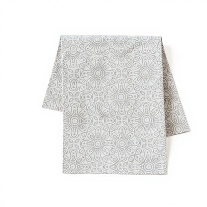 Anna-Kaci Floral Embroidered Table Runner with Intricate Pattern Detailing 13.5x47in