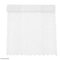 Anna-Kaci Floral Lace Table Runner with Scalloped Edges and Pom Pom Trim 17.7x47in