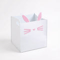 Anna-Kaci Animal Design Felt Storage Box with Cutout Handles and Foldable Structure 13.7x13.7x13.7in