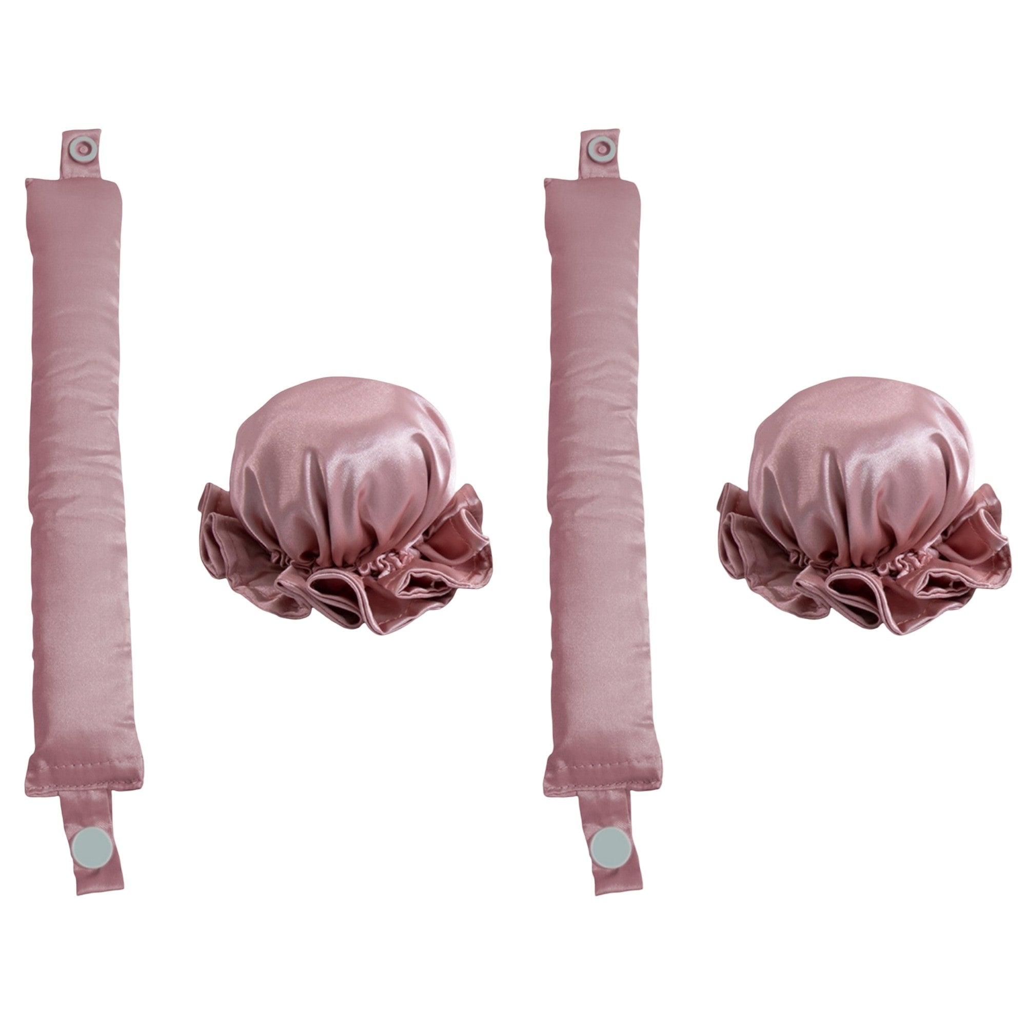 Anna-Kaci 2pcs Heatless Curling Set with Hair Wrap and Elastic Bonnet Cap